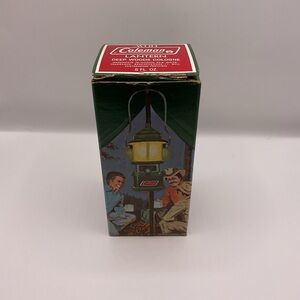 Avon Vintage 1970's Coleman Lantern Deep Woods Empty Cologne Bottle & Box